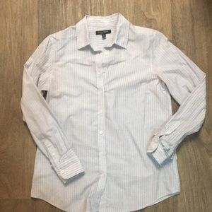 Banana republic button down pinstripe shirt